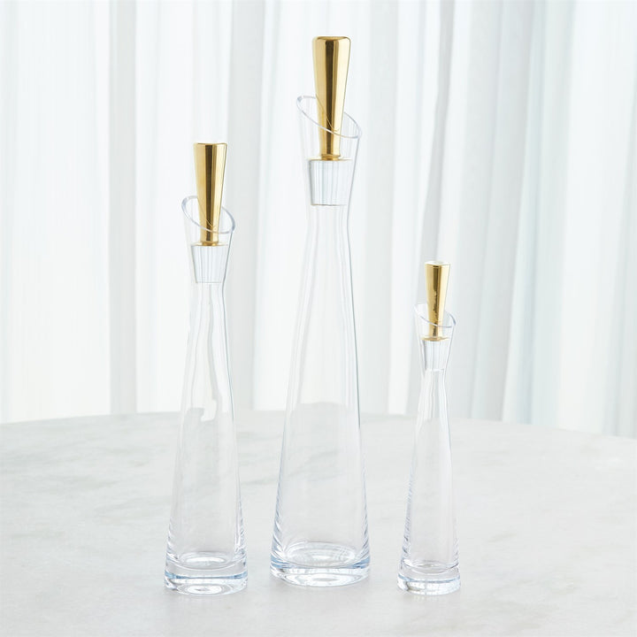 Slant Decanter - Gold