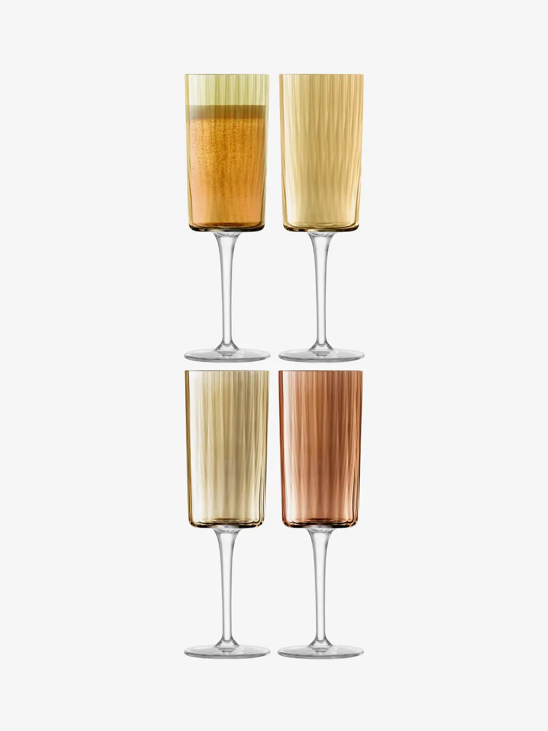 Gems Champagne Flute 7oz - Set of 4
