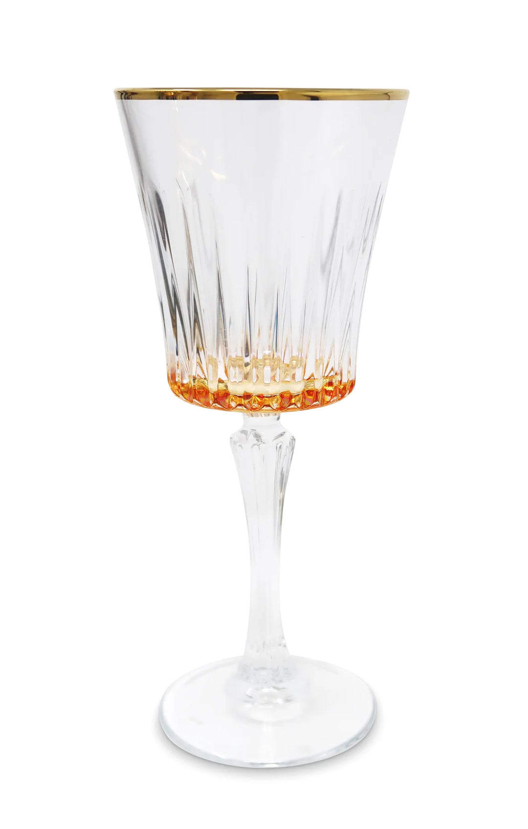 Liscio Ottico - Set of 6 Water Glasses with Linear Design