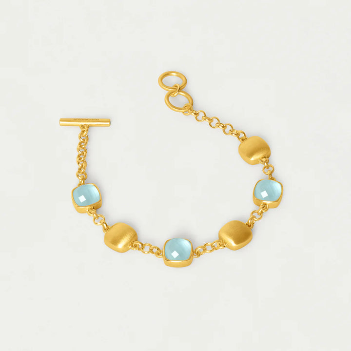 Monterey Chain Bracelet - Iridescent Sky Blue