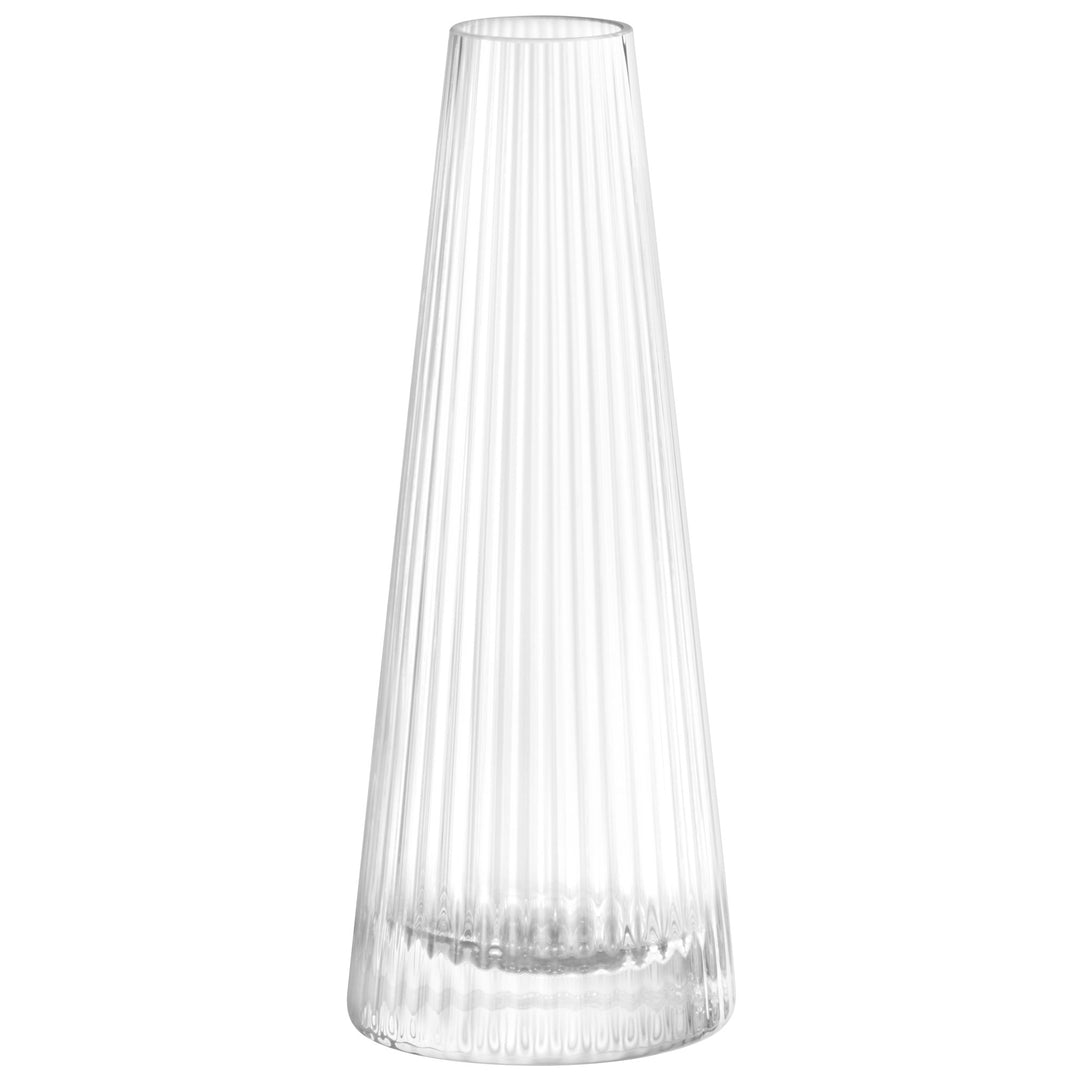 Beacon Candle Holder/Vase H22cm Clear/Concrete Grey