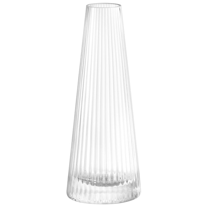 Beacon Candle Holder/Vase H22cm Clear/Concrete Grey