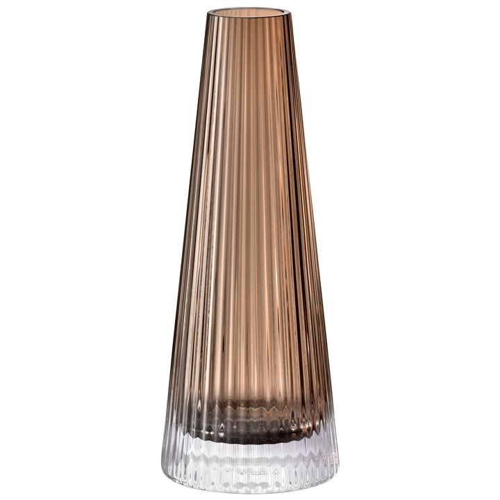 Beacon Candle Holder/Vase H22cm Taupe/Jet Black