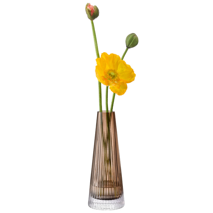 Beacon Candle Holder/Vase H22cm Taupe/Jet Black