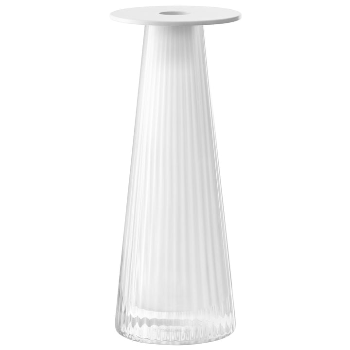 Beacon Candle Holder/Vase H22cm White/Chalk White