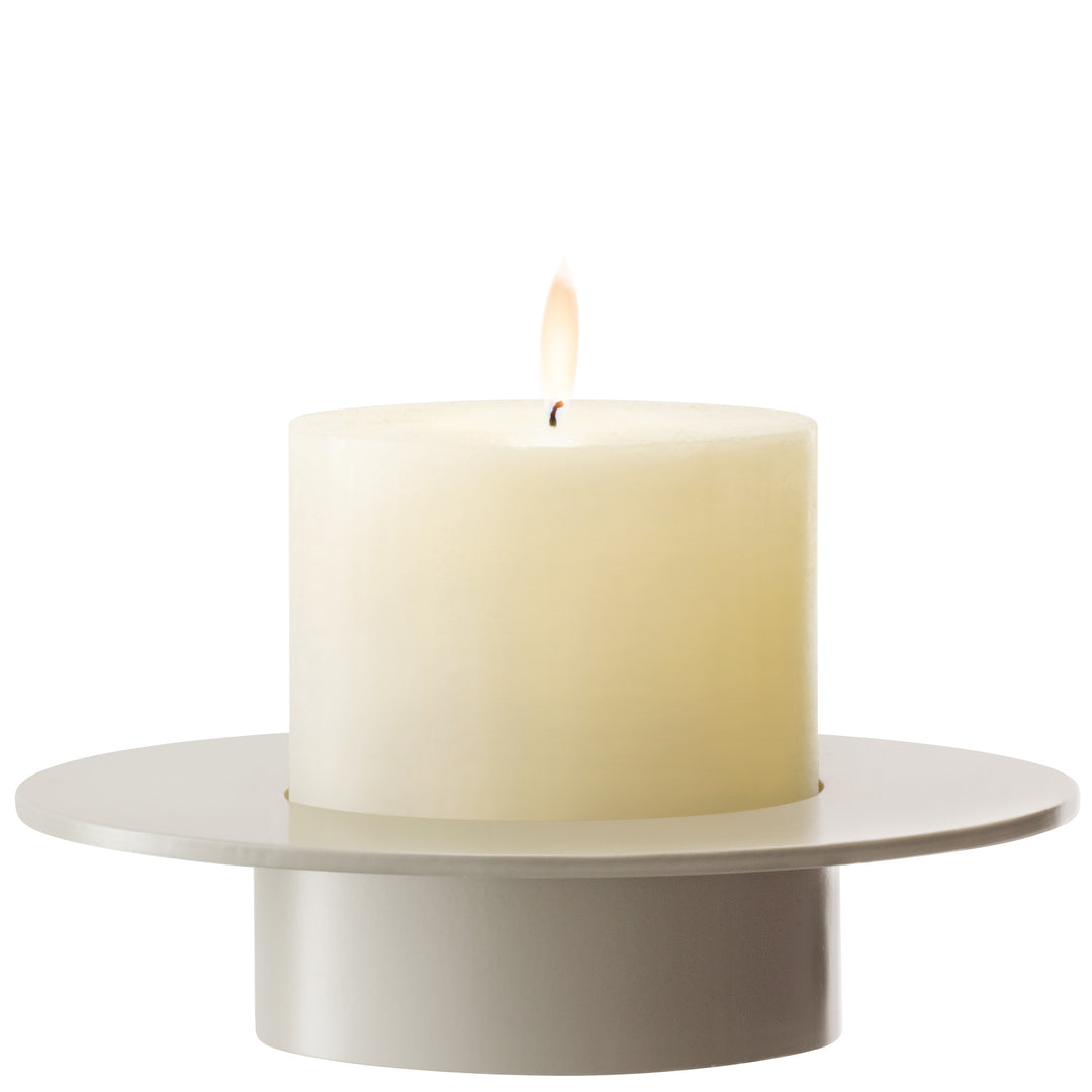 Beacon Lantern/Vase H14cm Clear/Concrete Grey