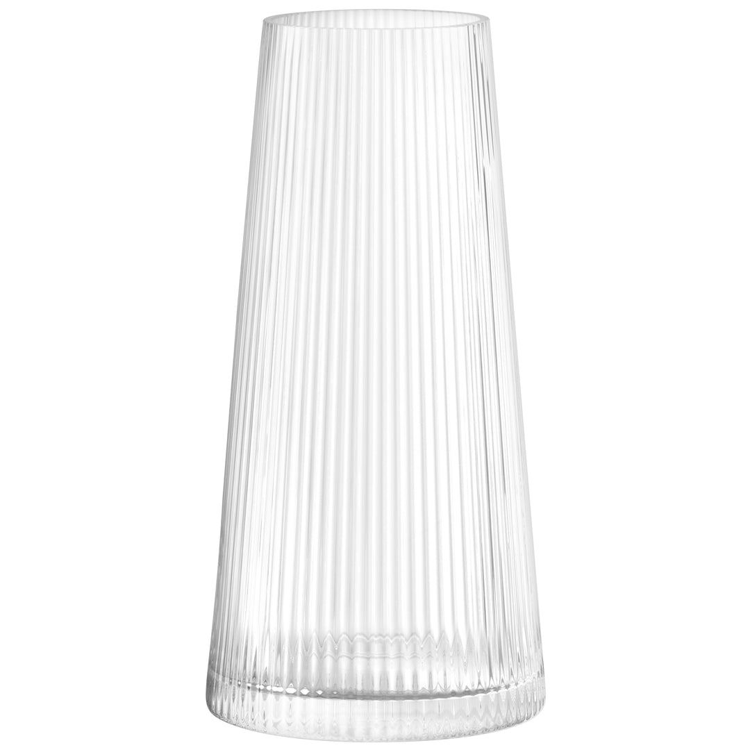 Beacon Lantern/Vase H30cm Clear/Concrete Grey