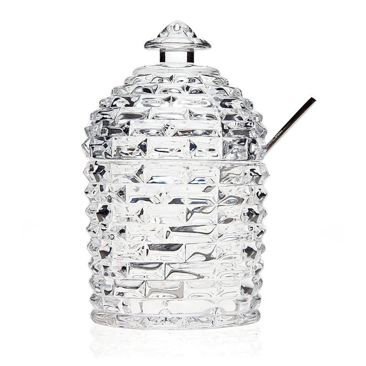 Bee Hive Honey Jar with Spoon