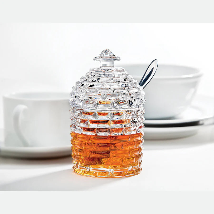 Bee Hive Honey Jar with Spoon
