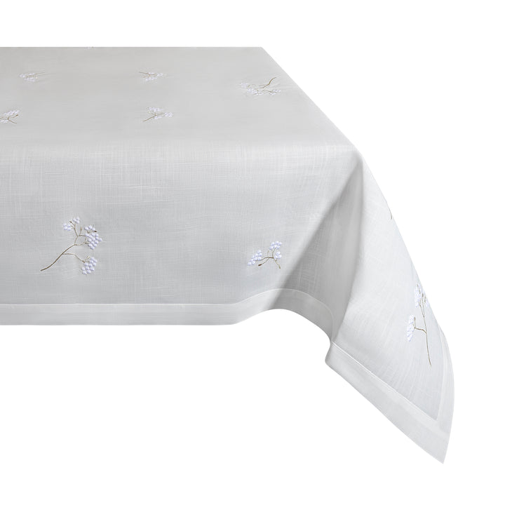 Blossom White Tablecloth
