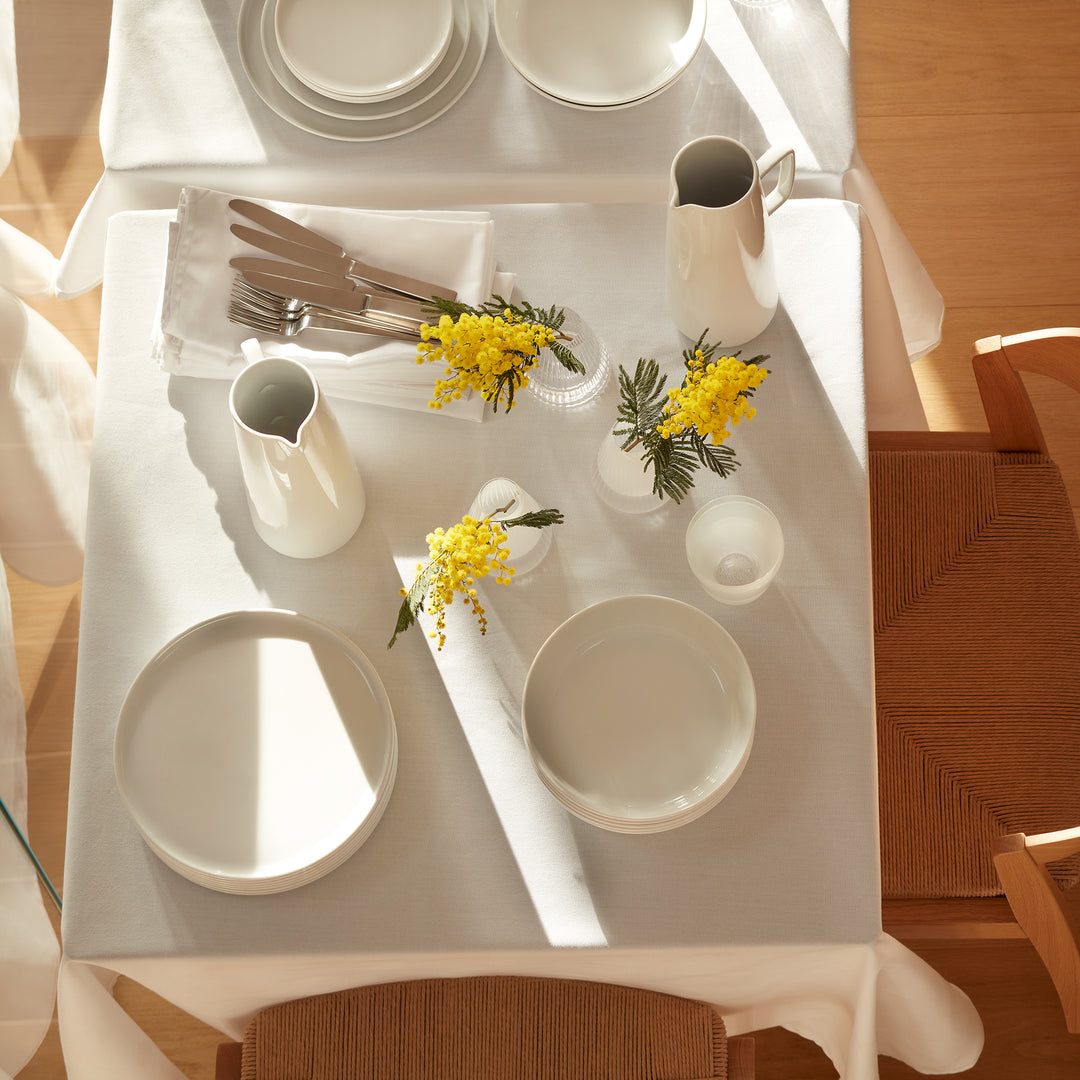 Beacon Candle Holder/Vase H10cm Clear/Concrete Grey