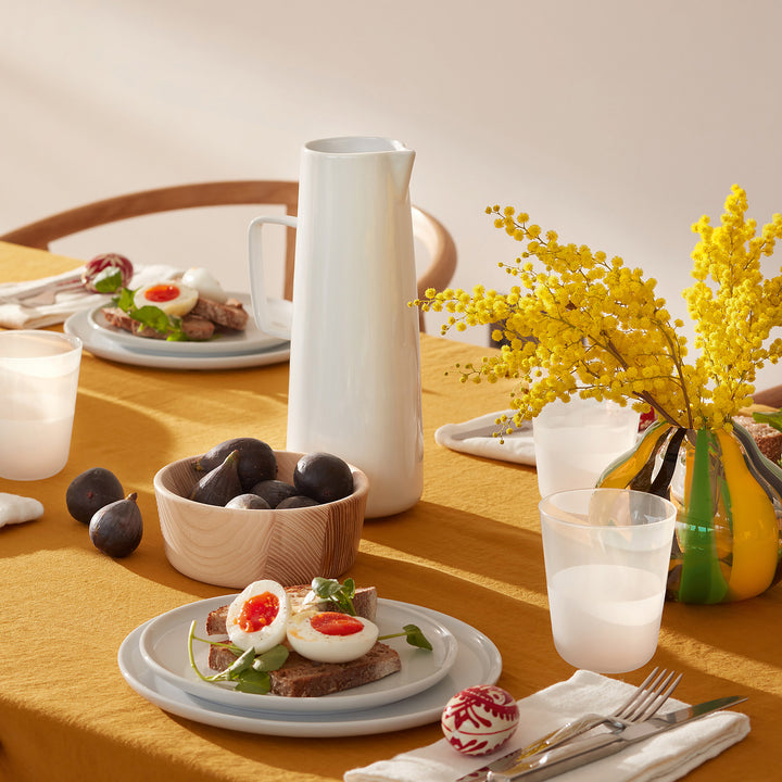 Folk Vase H11.5cm Black/Green/Yellow