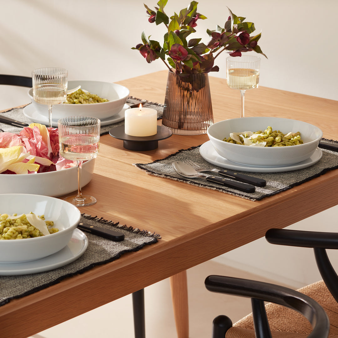 Beacon Lantern/Vase H14cm Taupe/Jet Black