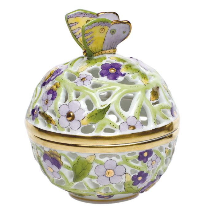 Openwork Ball with Butterfly in Multicolor