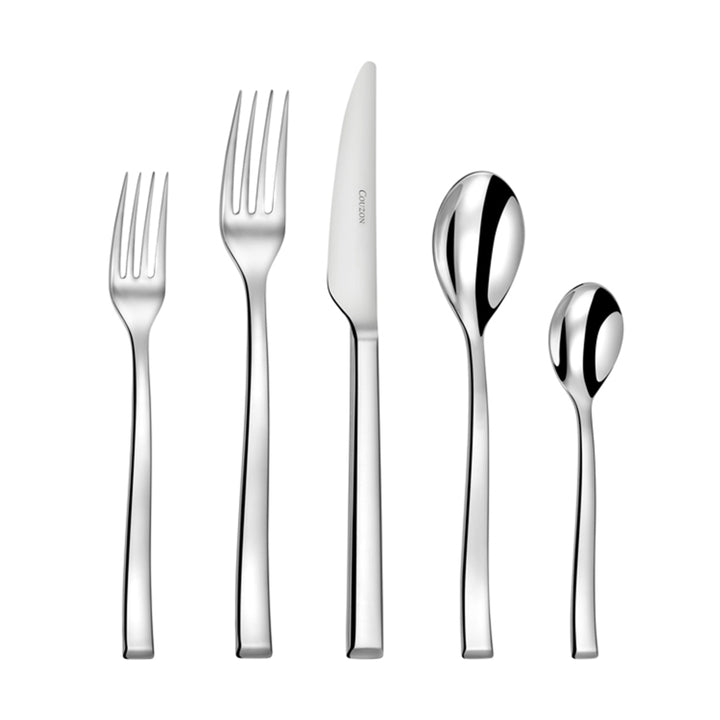 Stainless Steel Flatware Side - 5pc Place Setting by Couzon