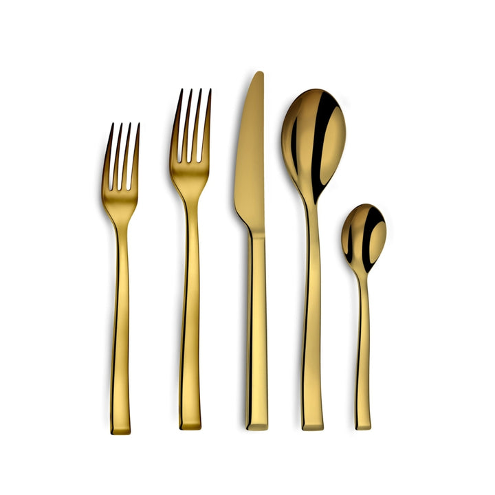 Stainless Steel Flatware Side - 5pc Place Setting by Couzon