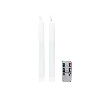 Wax LED Candles - Set of 2