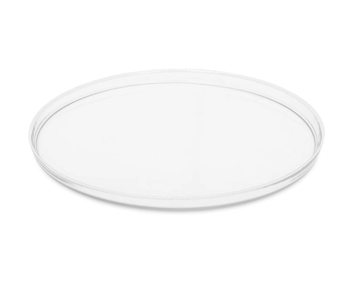 Set of 4 Glass Chargers with Rim