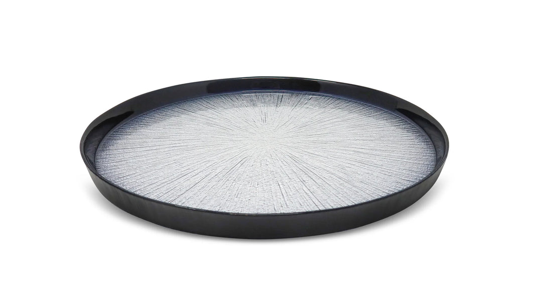 Set of 4 Crystal Glass Chargers - Classic Touch