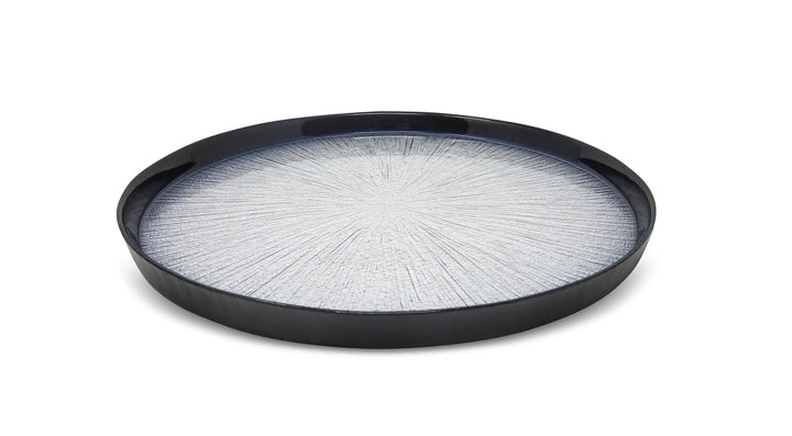 Set of 4 Crystal Glass Chargers - Classic Touch