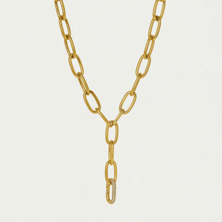 Solene Pave Chain Necklace