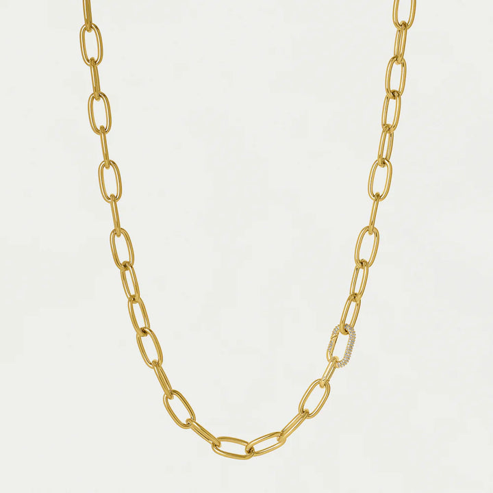 Solene Pave Chain Necklace
