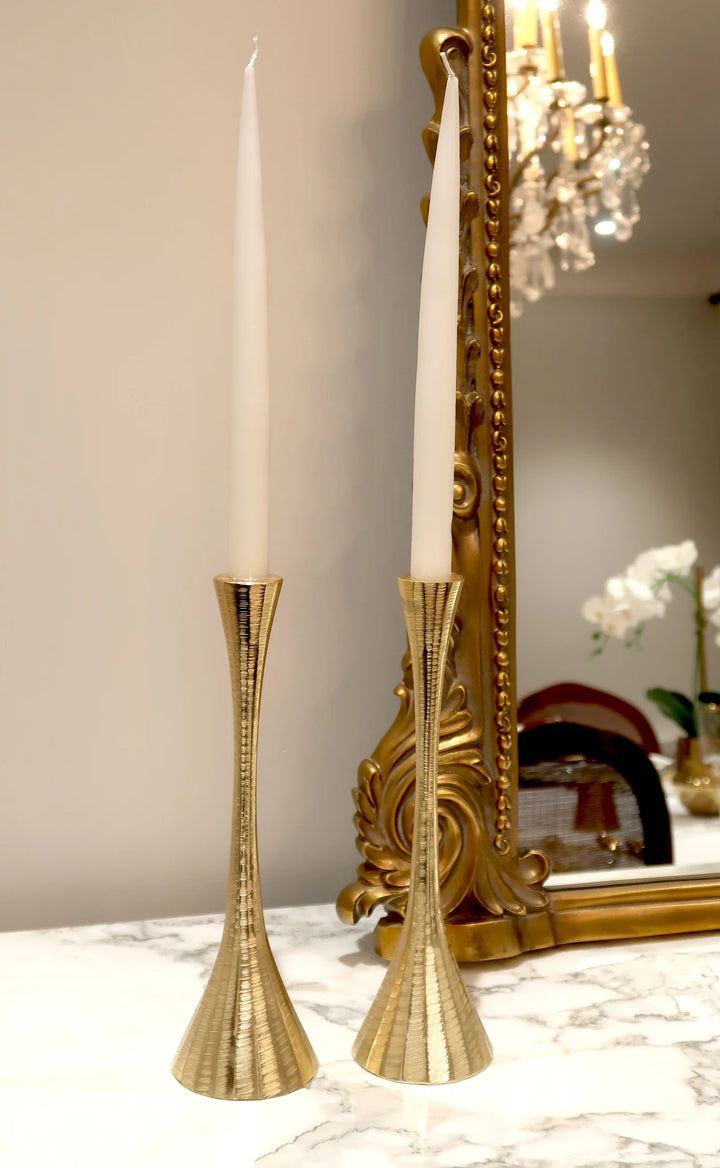 Set of 2 Geometric Candlestick