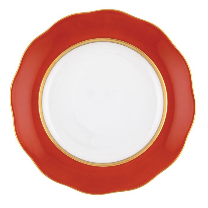 Silk Ribbon Pumpkin Dessert Plate