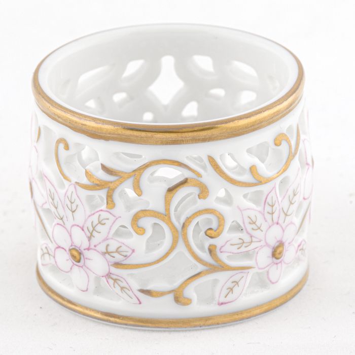 Pierced Napkin Ring, Raspberry