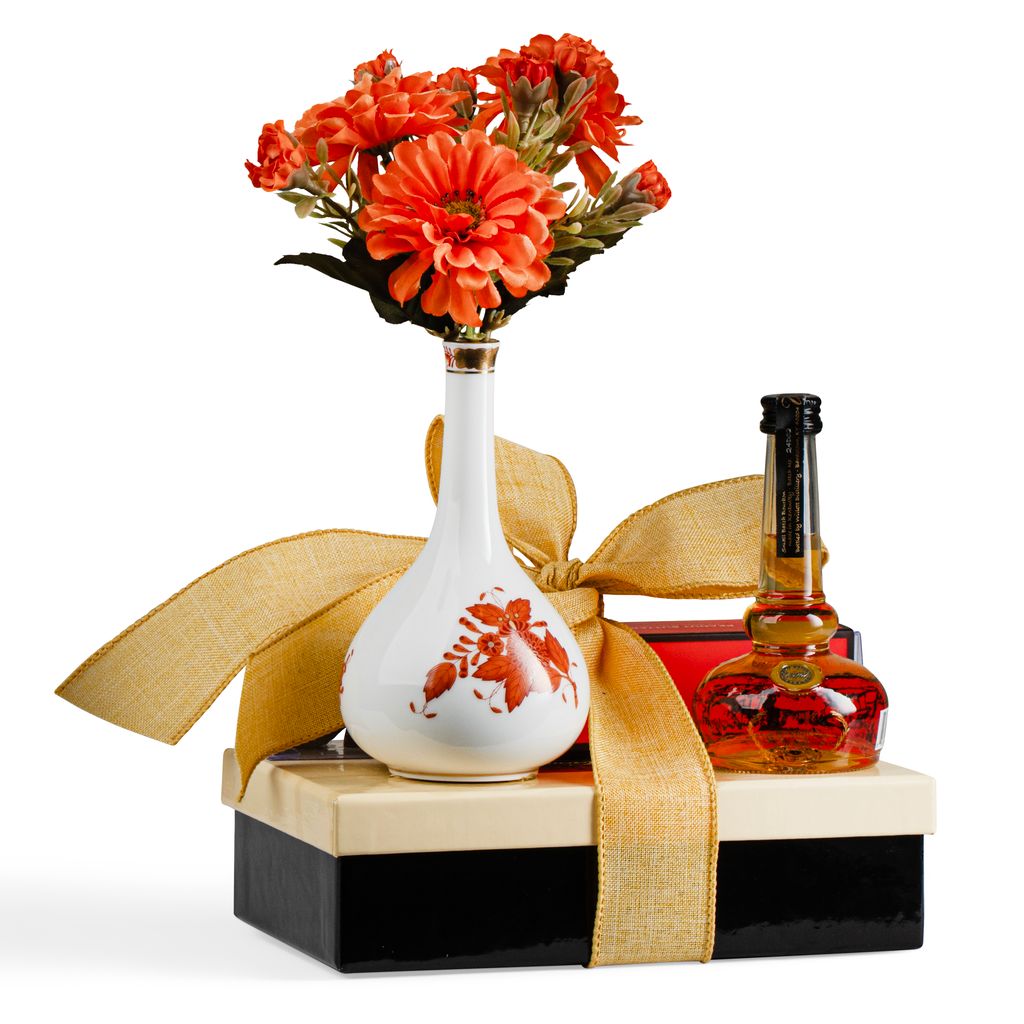 Purim Herend Rust Vase