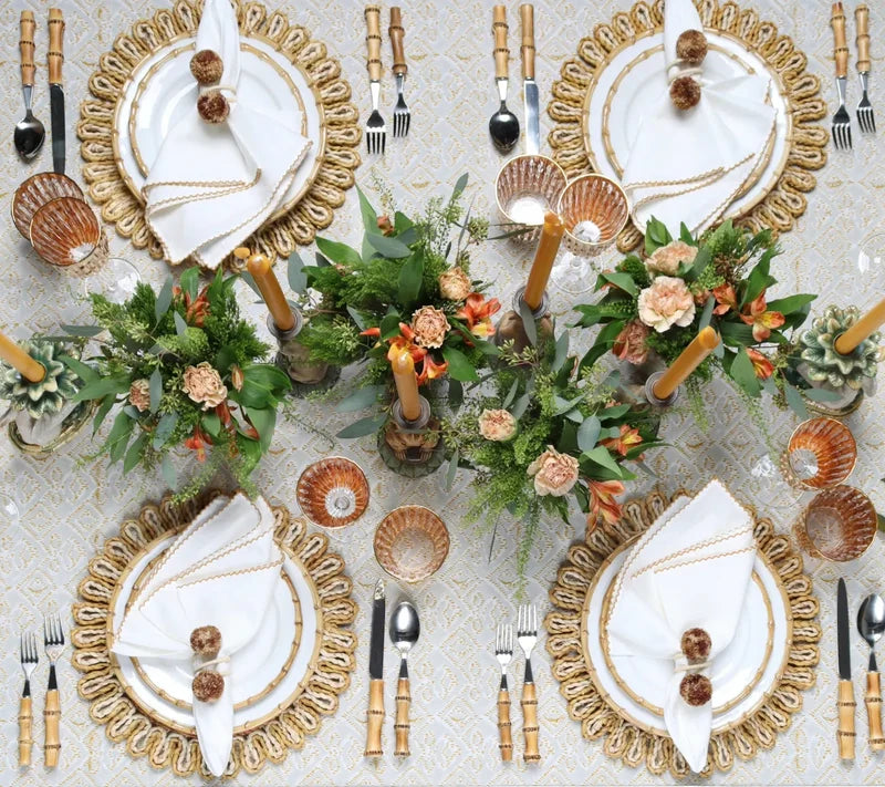 Casbah Placemat in Natural & Brown