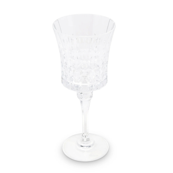 Liscio Ottico - Set of 6 Diamond Glasses with Smoked Shade on the Bottom