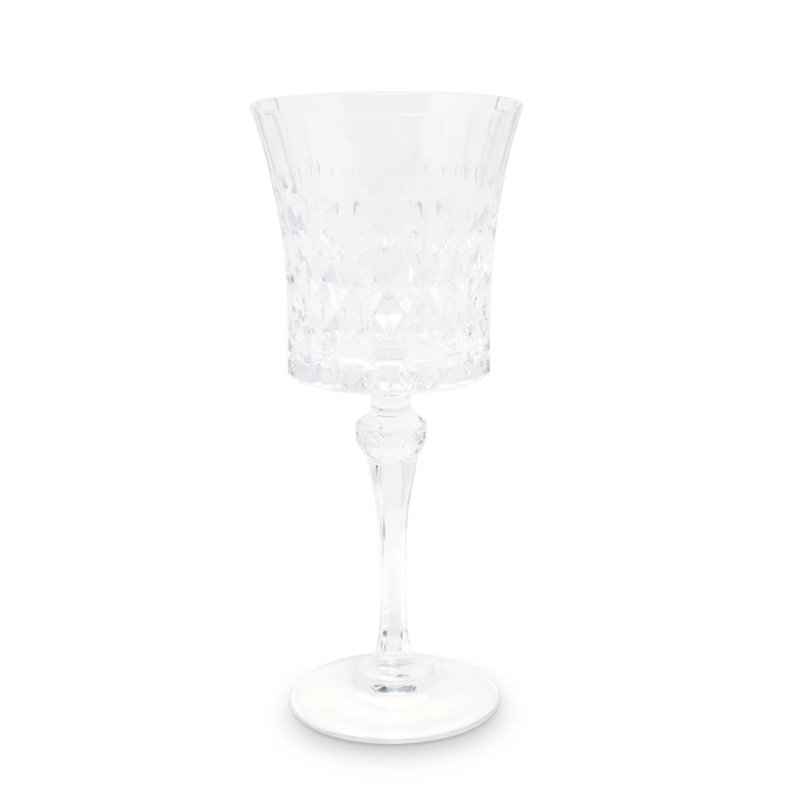 Liscio Ottico - Set of 6 Diamond Glasses with Smoked Shade on the Bottom