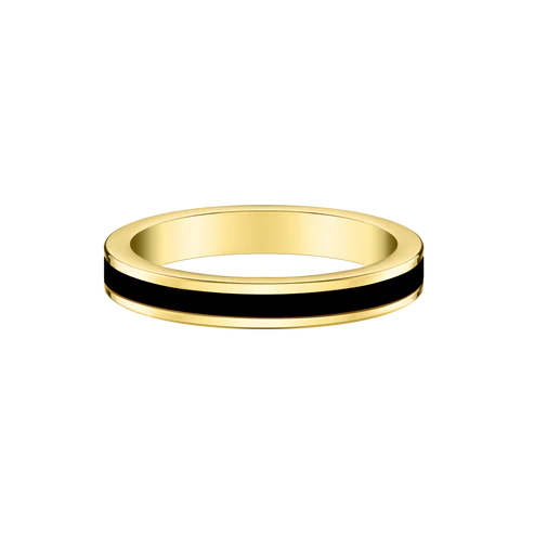 Wewa Single Black Chip Ring