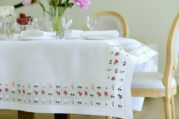 Colored Window Box Tablecloth