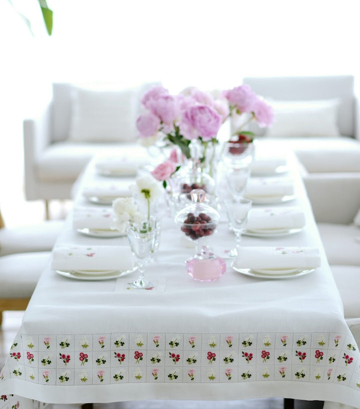 Colored Window Box Tablecloth