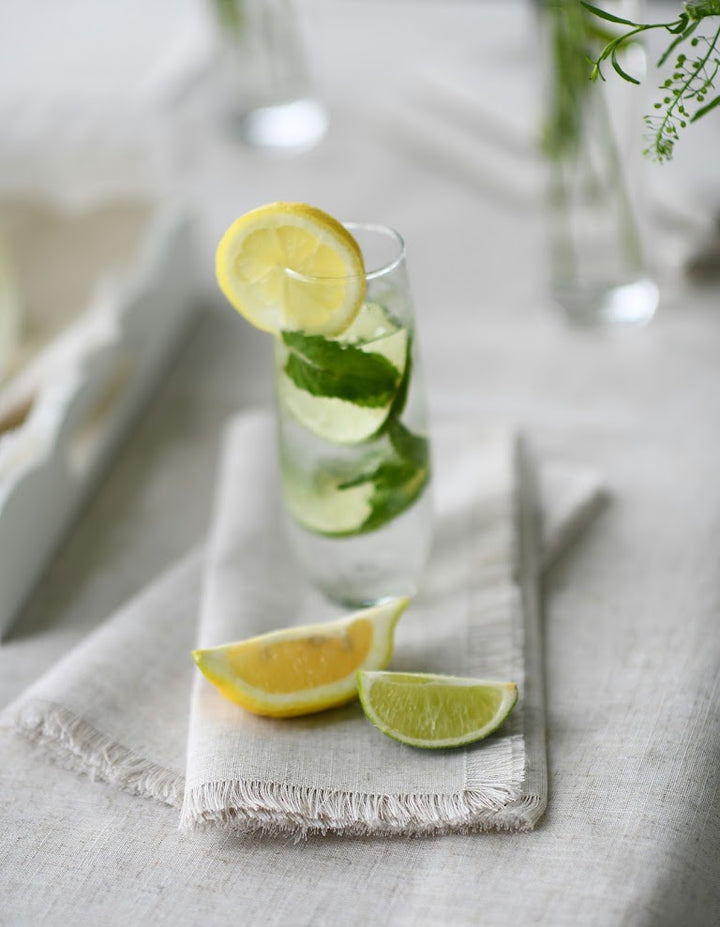 Frayed Edge Cocktail Napkin - 6" x 6"