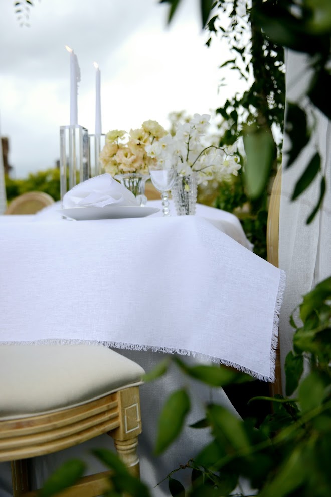Frayed Edge Tablecloth
