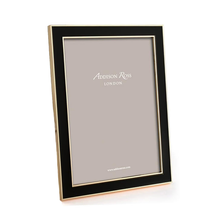 Black Enamel & Gold Frame- 5x7