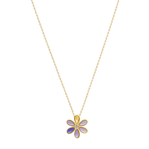 Fiori Di Mare Lavender Chips Necklace