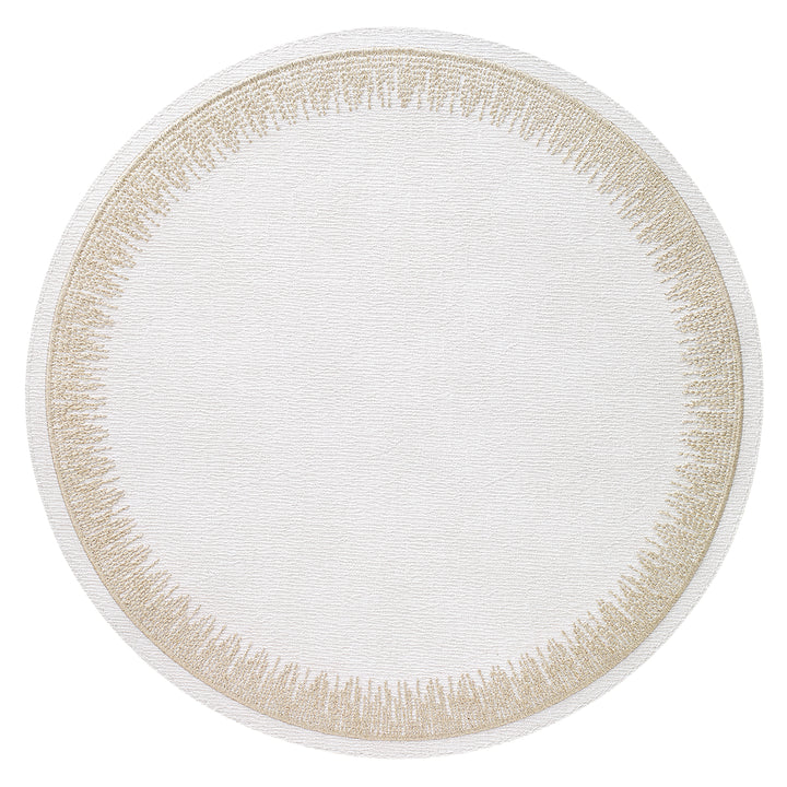 Flare Embroidered Round Placemats- Set of 4