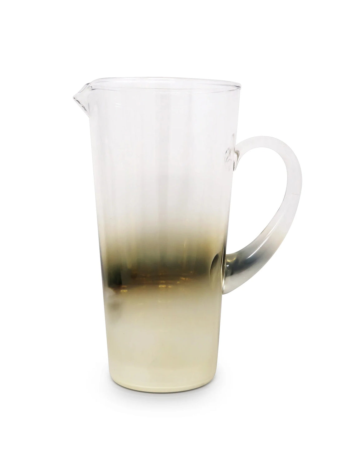 Pitcher with Gold Ombre Design