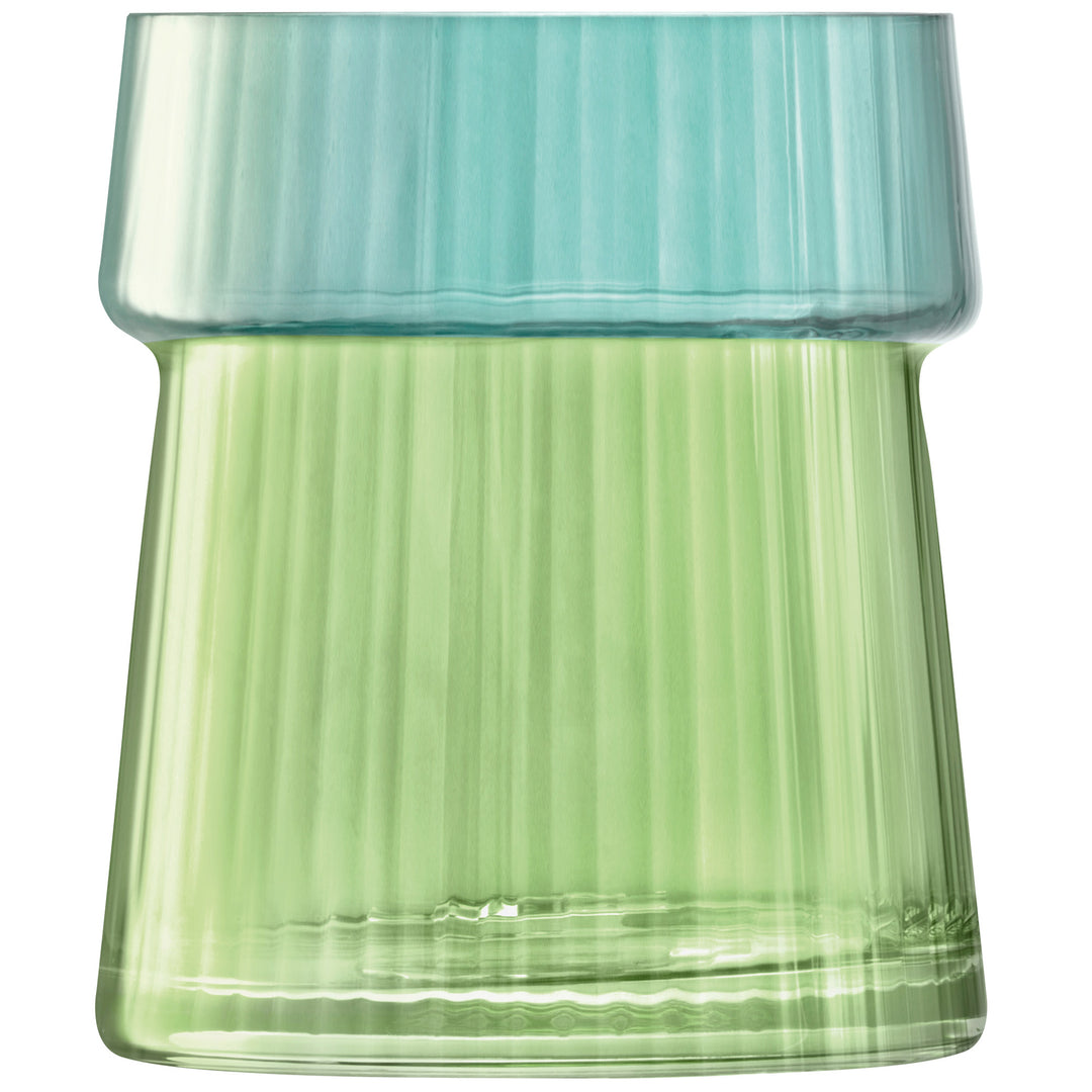 Gems Vase/Lantern H15cm Jade