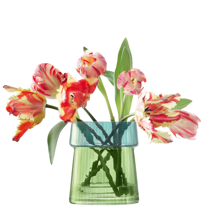 Gems Vase/Lantern H15cm Jade