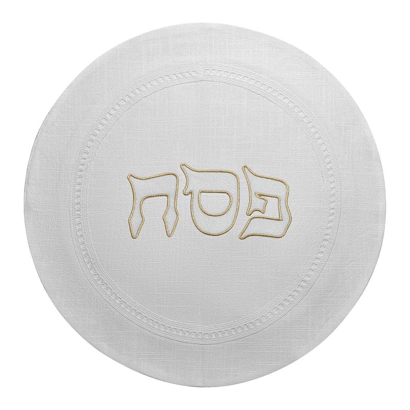 Hemstitch Gold Outline Pesach Set