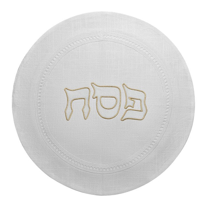 Hemstitch Gold Outline Pesach Set