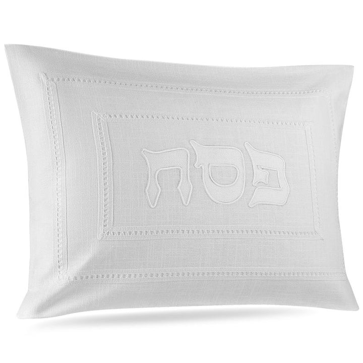 Hemstitch White Pesach Set