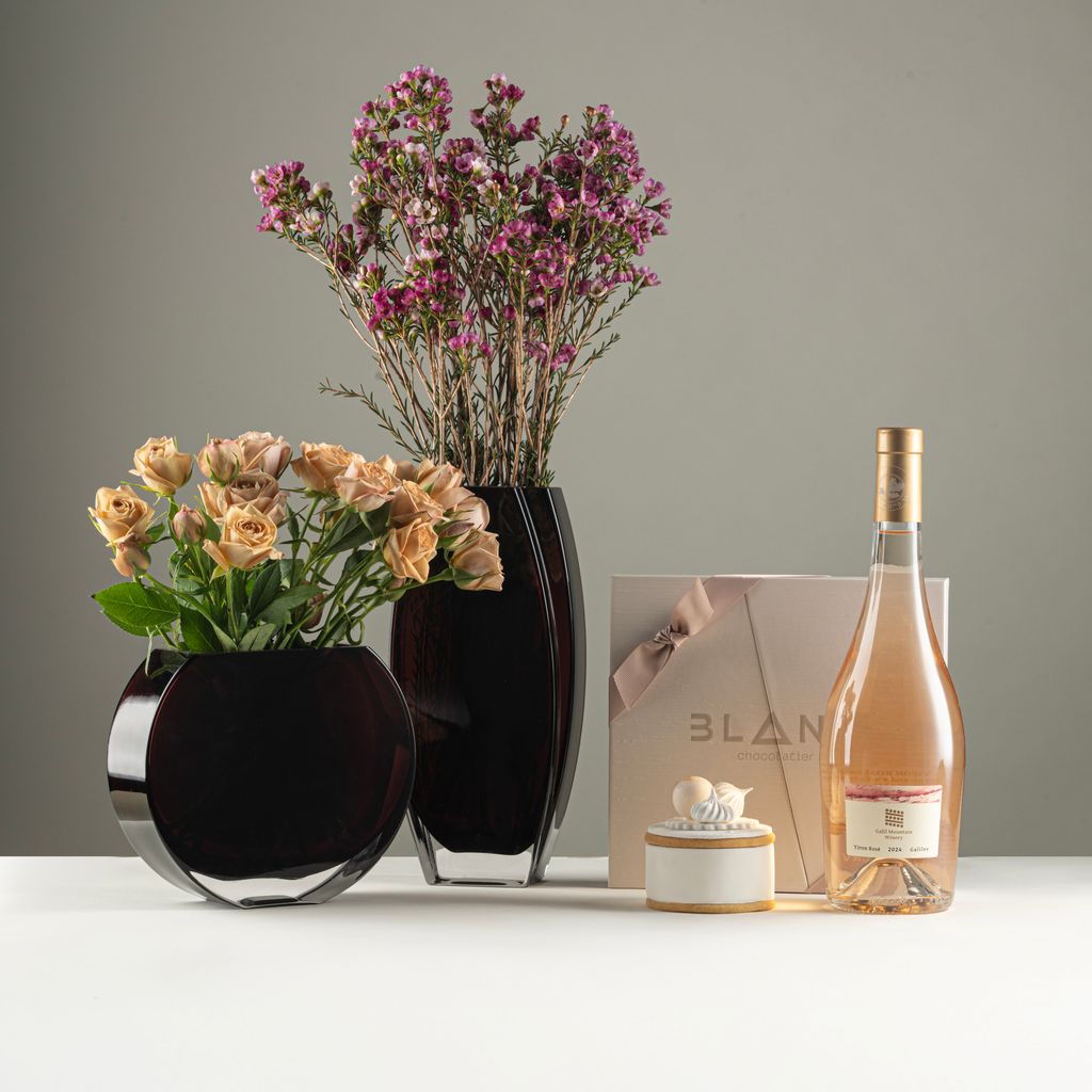 Purim Barski Amethyst Vases