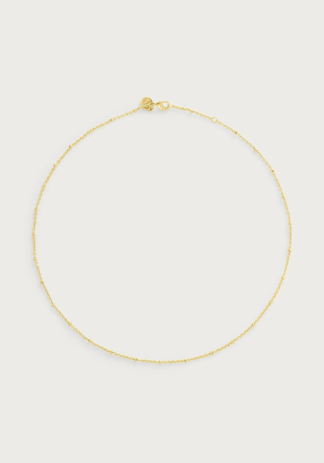 Molten Bead Chain Necklace - Gold