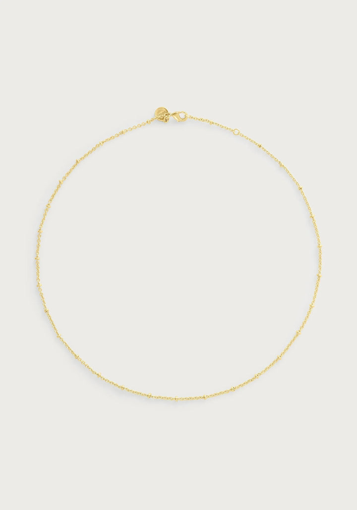 Molten Bead Chain Necklace - Gold